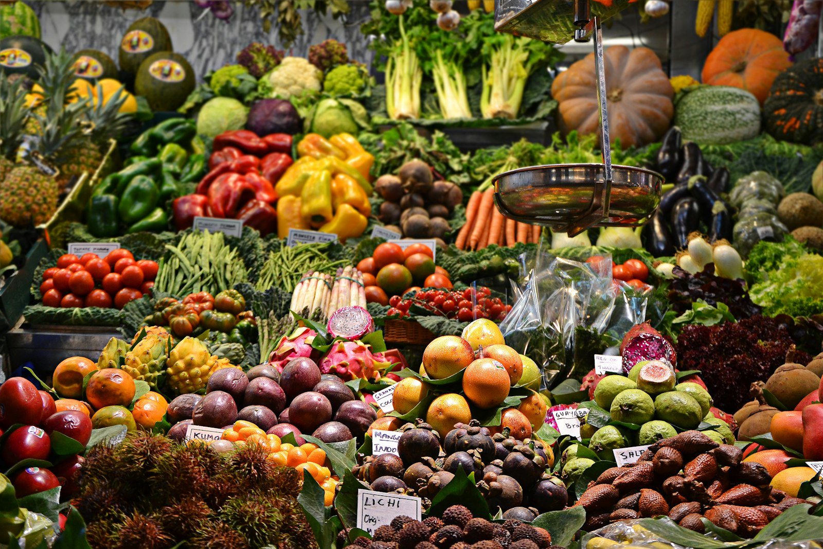 Small business trader at an East African market