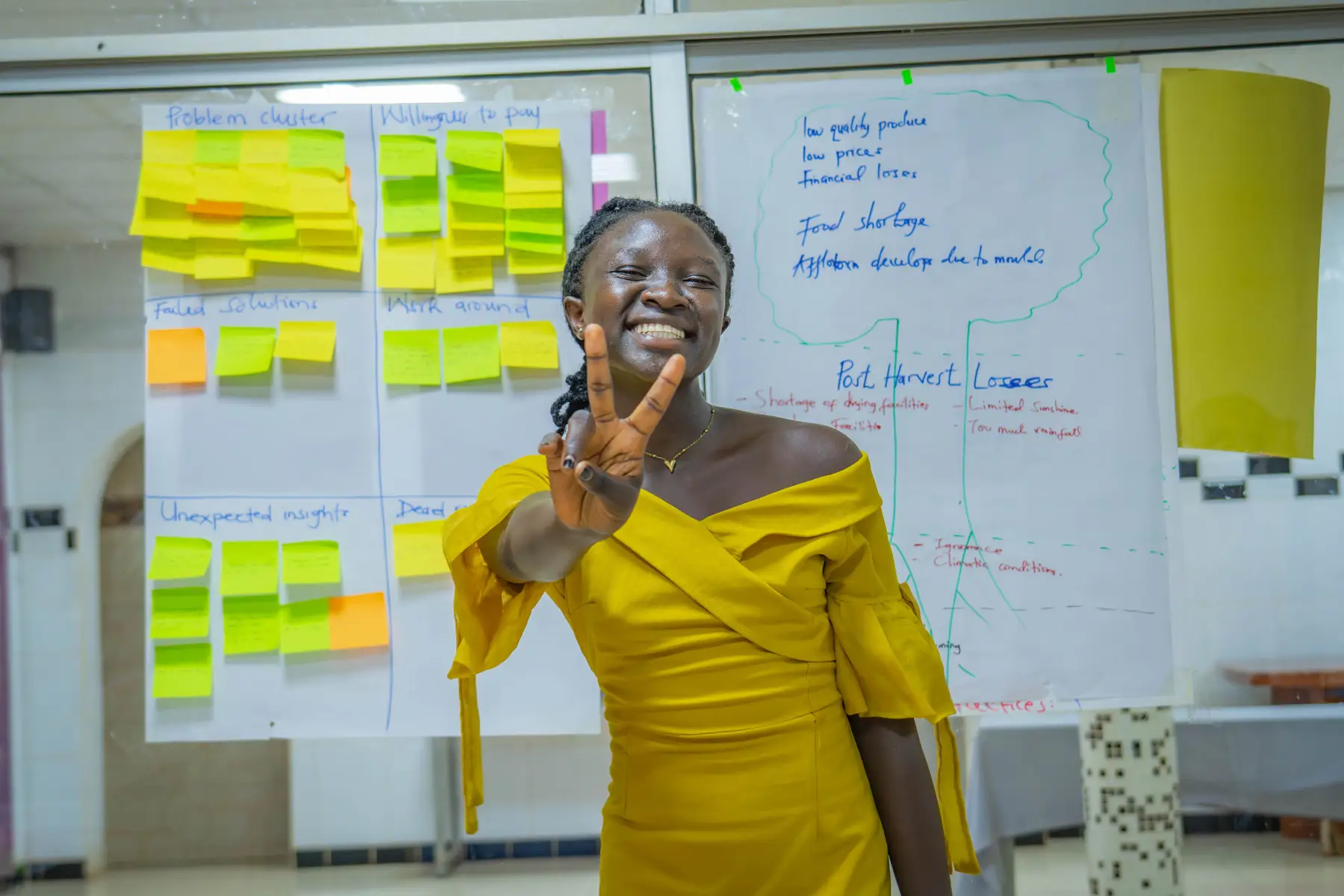 A young entrepreneur at a Tuku-Tuku Innovation Labs workshop