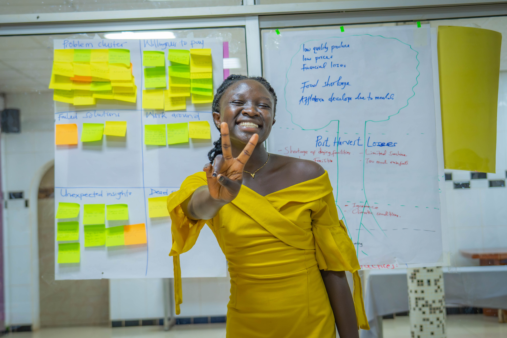 A young entrepreneur at a Tuku-Tuku Innovation Labs workshop